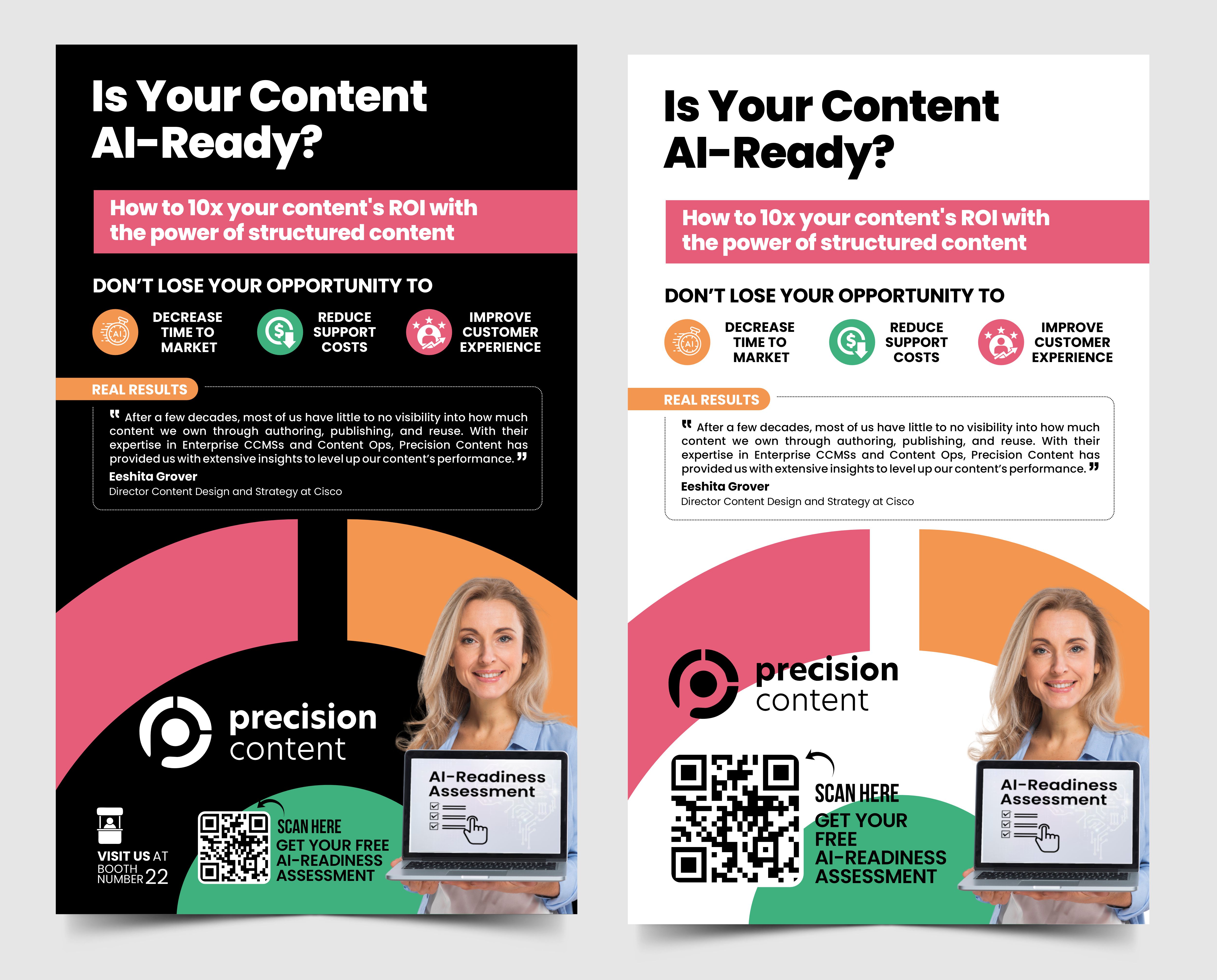 Flyer-Design von Rajneesha für Precision Content Authoring Solutions | Design #33817780