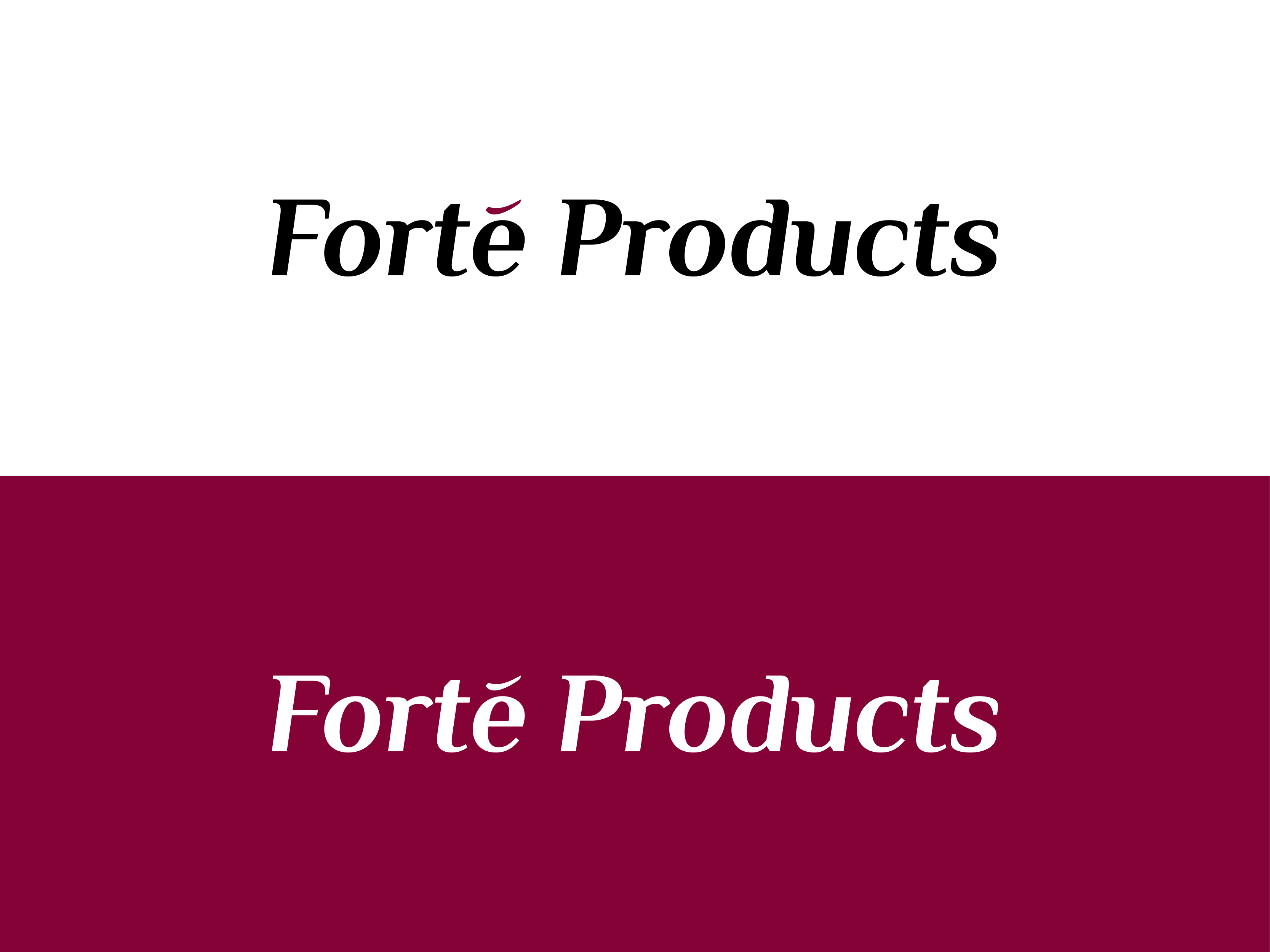 Logo Design by Toufiqur Rahman for Forte Products | Design #33814074