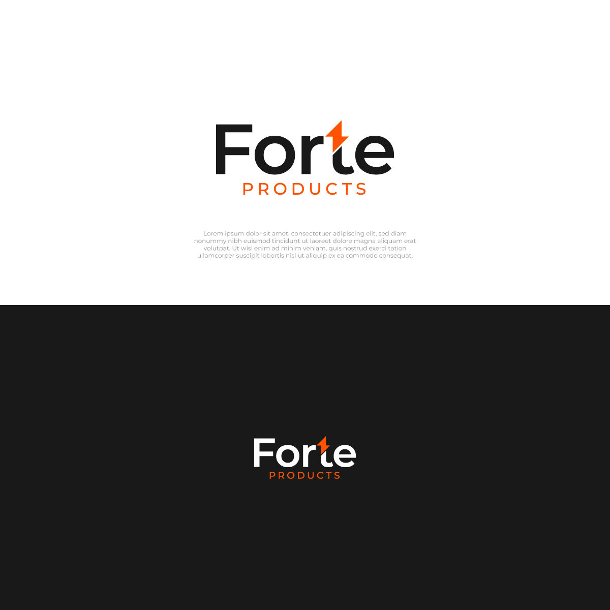 Logo Design by AstuDesign for Forte Products | Design #33815226
