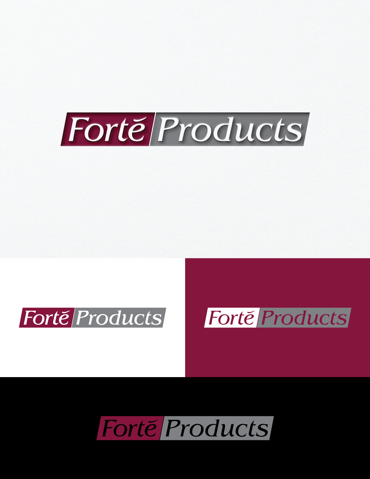 Logo-Design von Digi_Design555 für Forte Products | Design #33786950