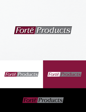 Logo Design by Digi_Design555 for Forte Products | Design: #33786950
