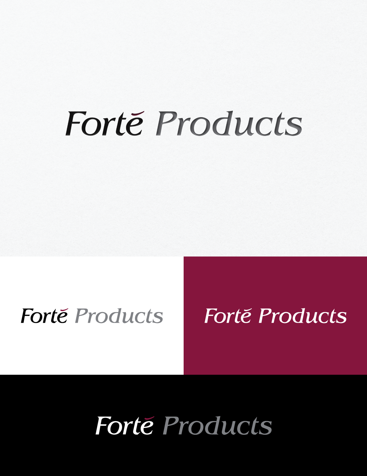 Logo Design by Digi_Design555 for Forte Products | Design #33794732