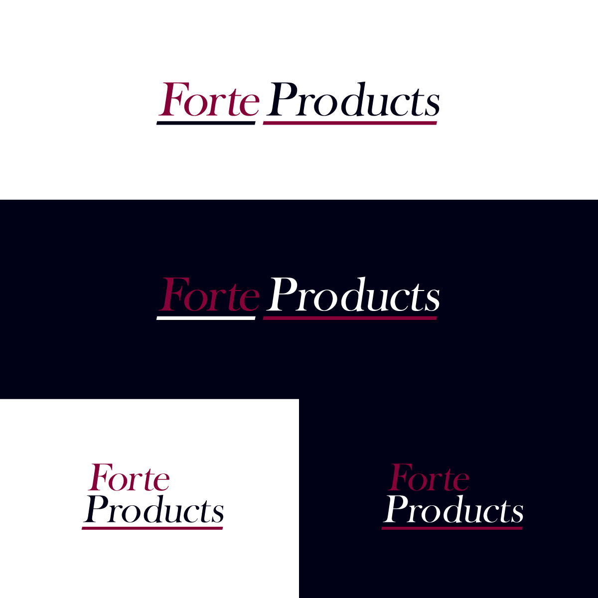 Logo Design by chris Ray for Forte Products | Design #33777625