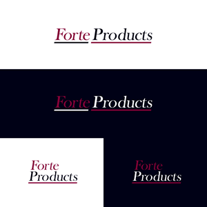 Logo Design by chris Ray for Forte Products | Design: #33777625