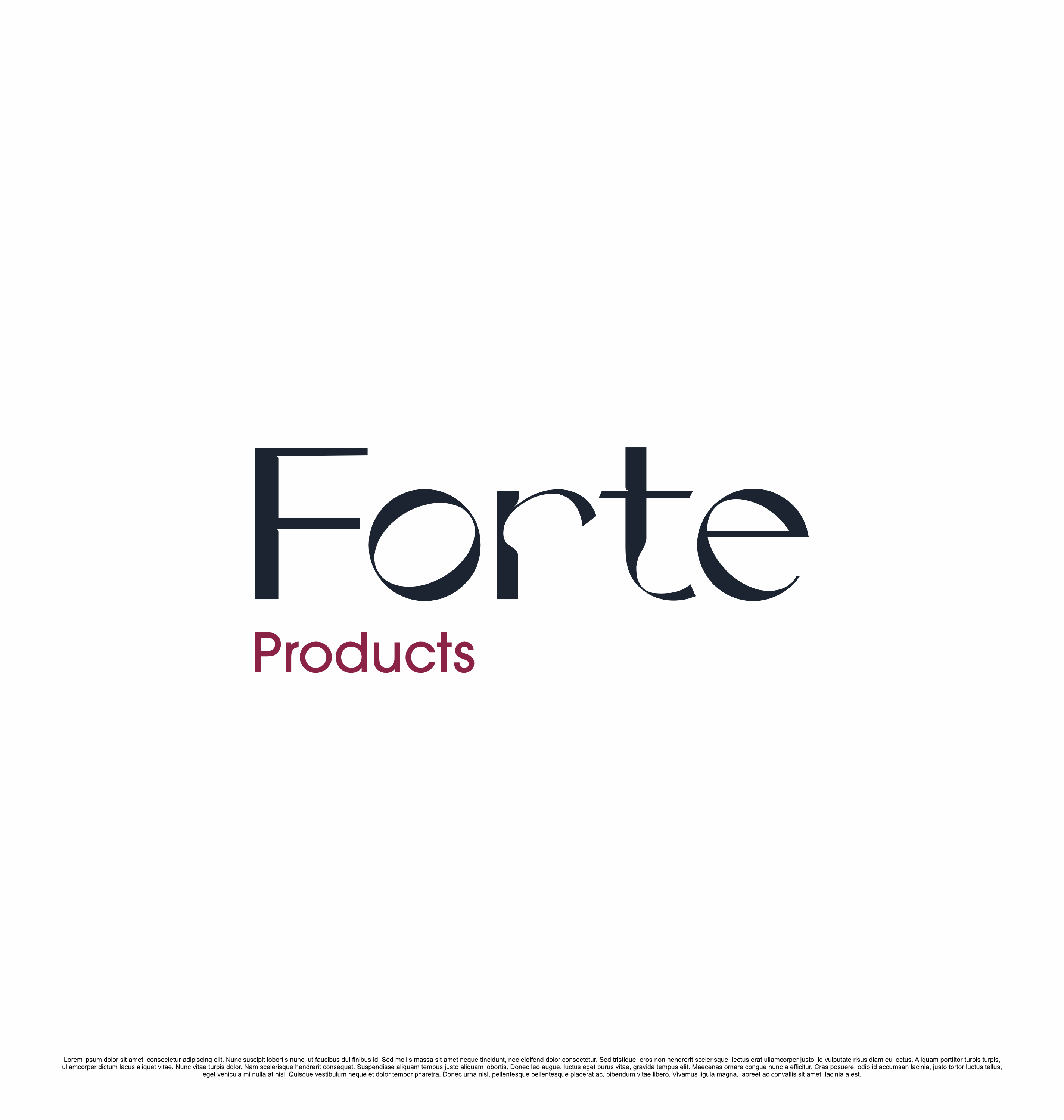 Logo Design by saesean for Forte Products | Design #33785168