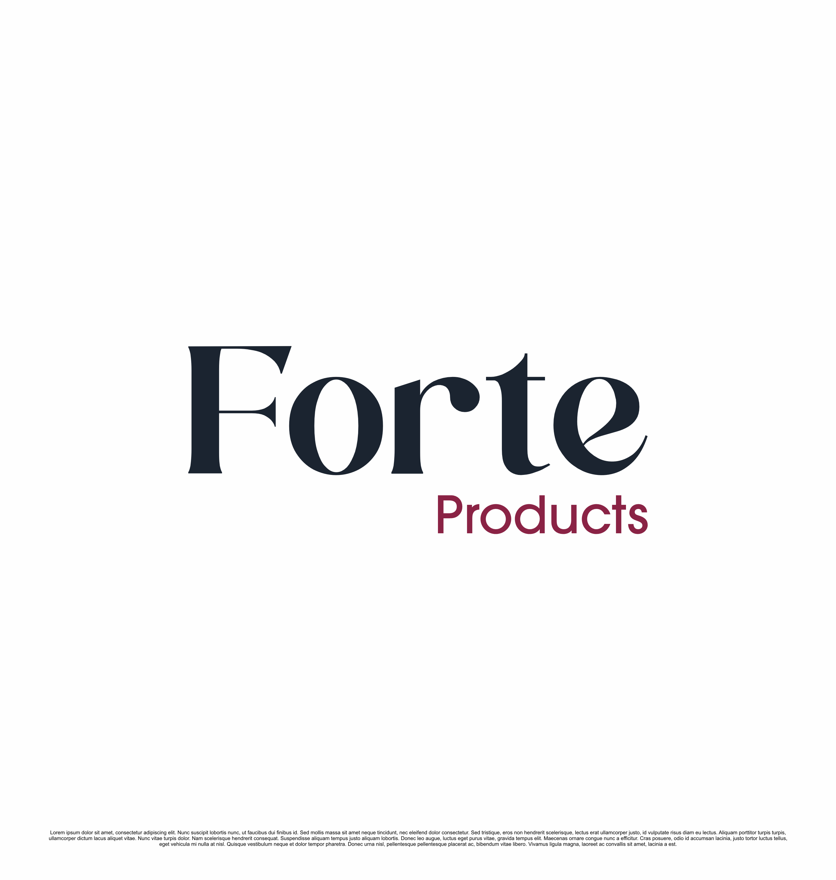 Logo Design by saesean for Forte Products | Design #33785169