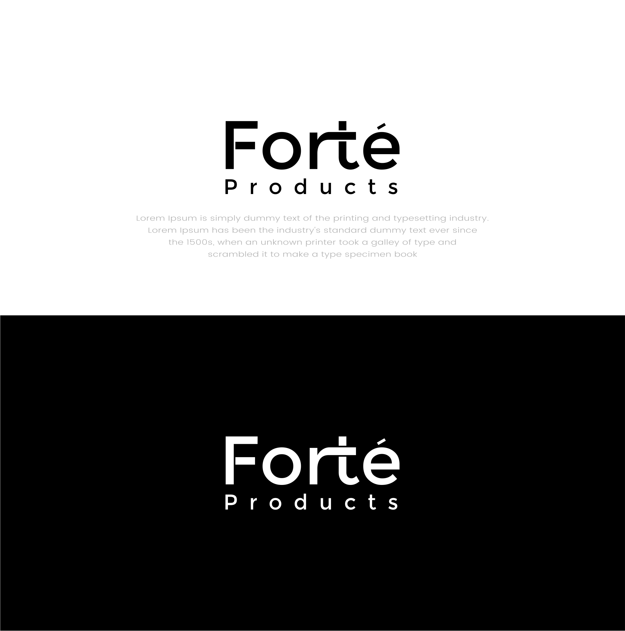 Logo-Design von Barokahe guse für Forte Products | Design #33795731