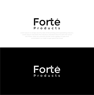 Logo-Design von Barokahe guse für Forte Products | Design: #33795731