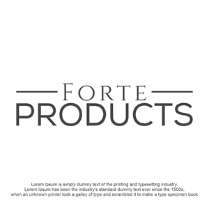 Logo-Design von Abigaill_design für Forte Products | Design: #33775866