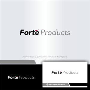 Logo Design by win it for Forte Products | Design: #33795494