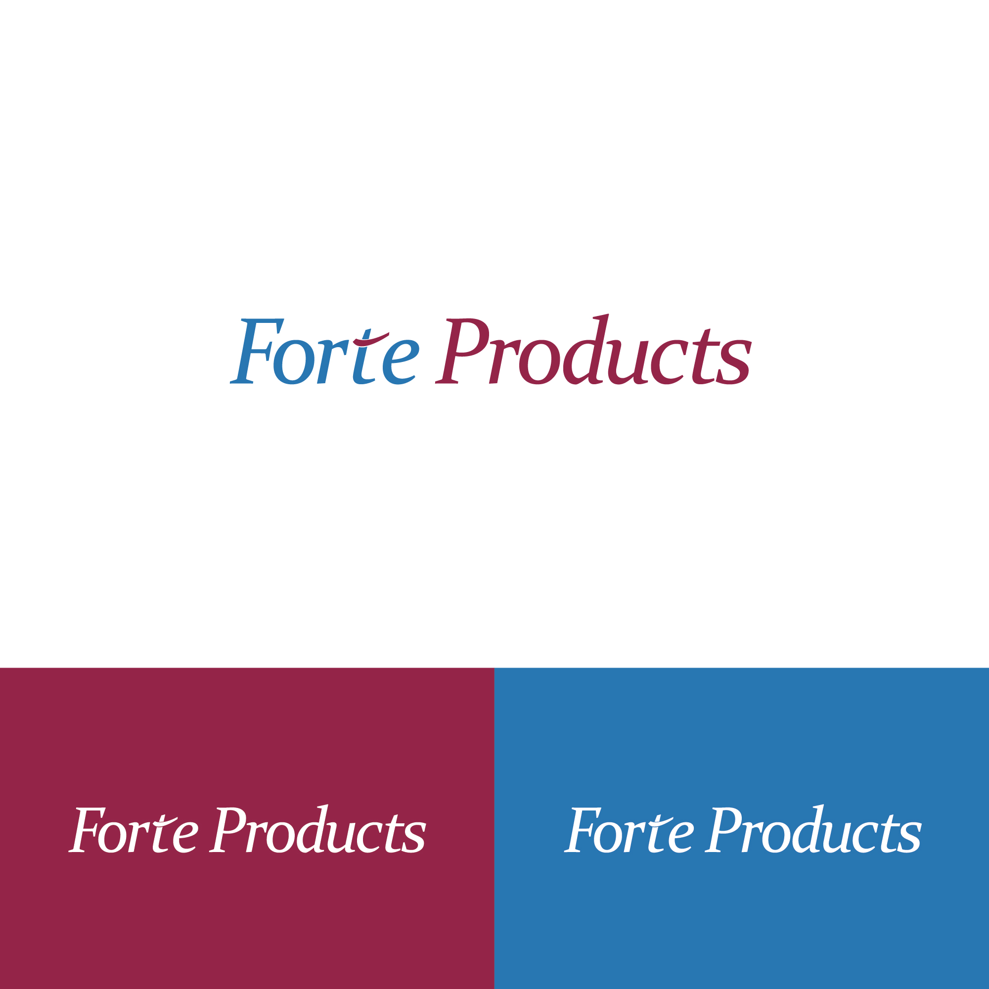 Logo Design by Maxo-Biz for Forte Products | Design #33810311