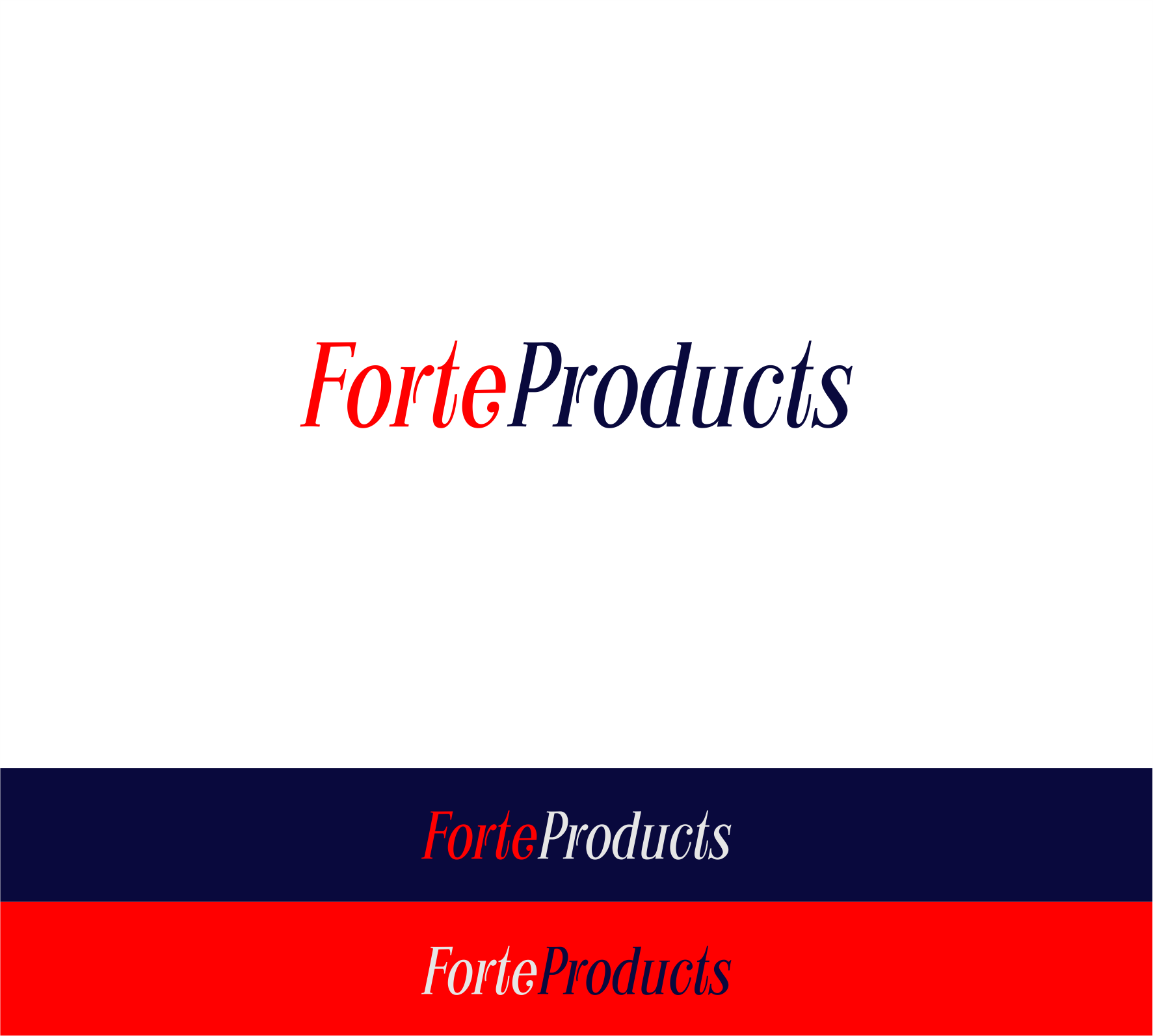 Logo-Design von BUNG für Forte Products | Design #33791394