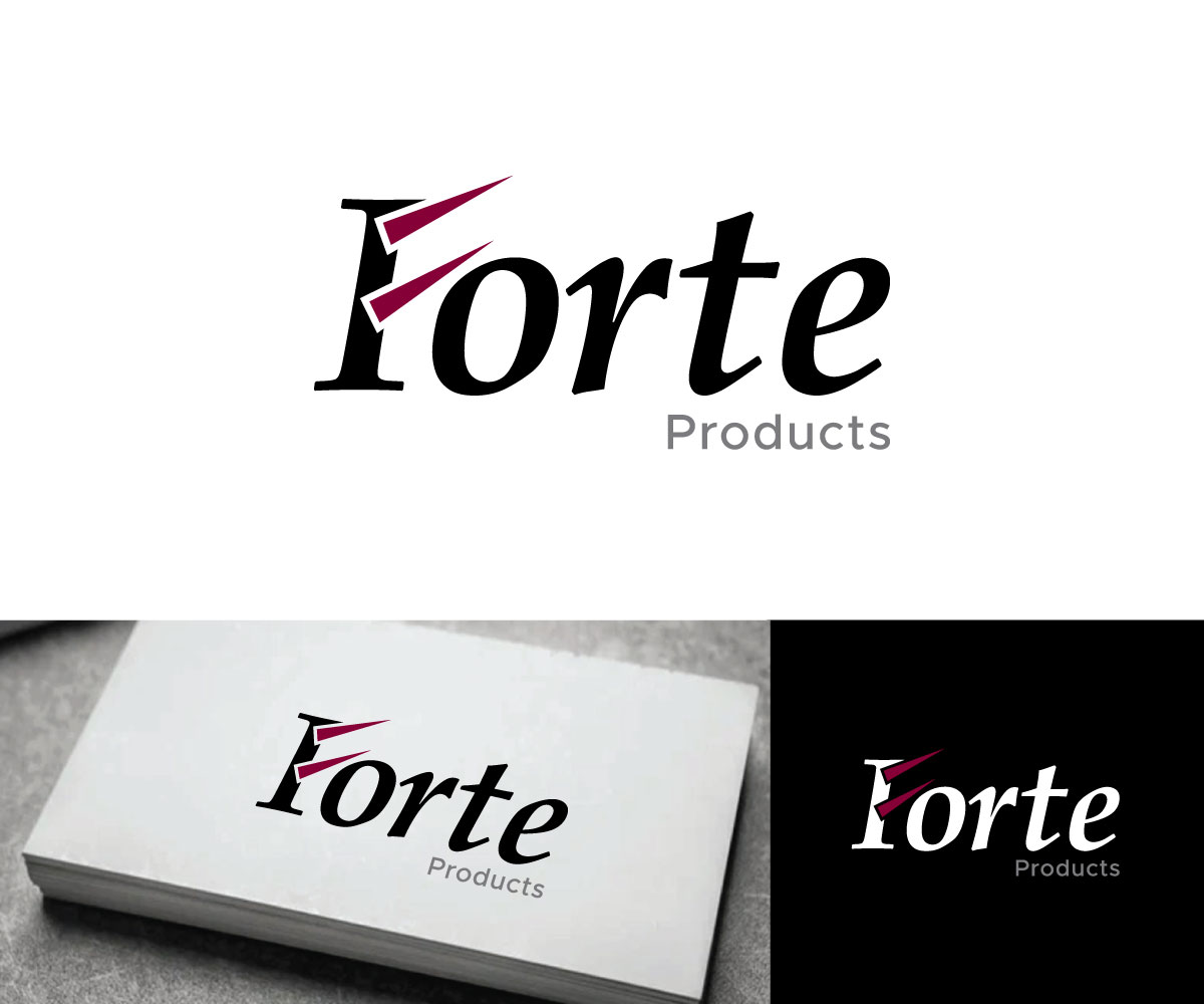 Logo Design by Ansh Design for Forte Products | Design #33779435