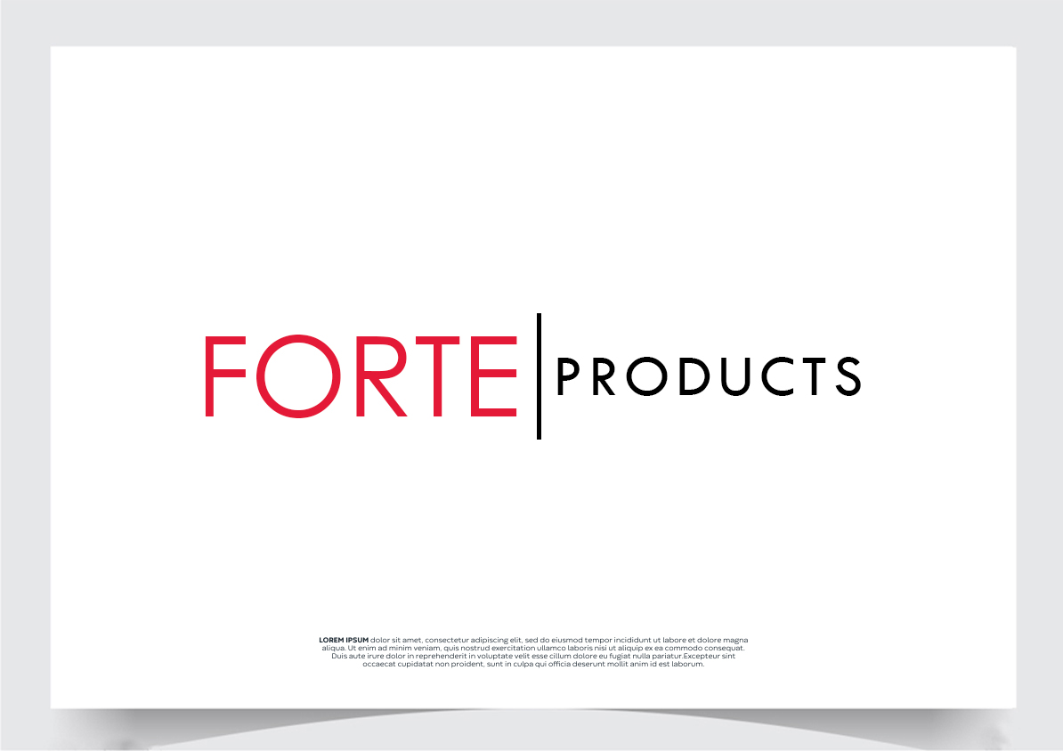 Logo Design by Soonia for Forte Products | Design #33777368