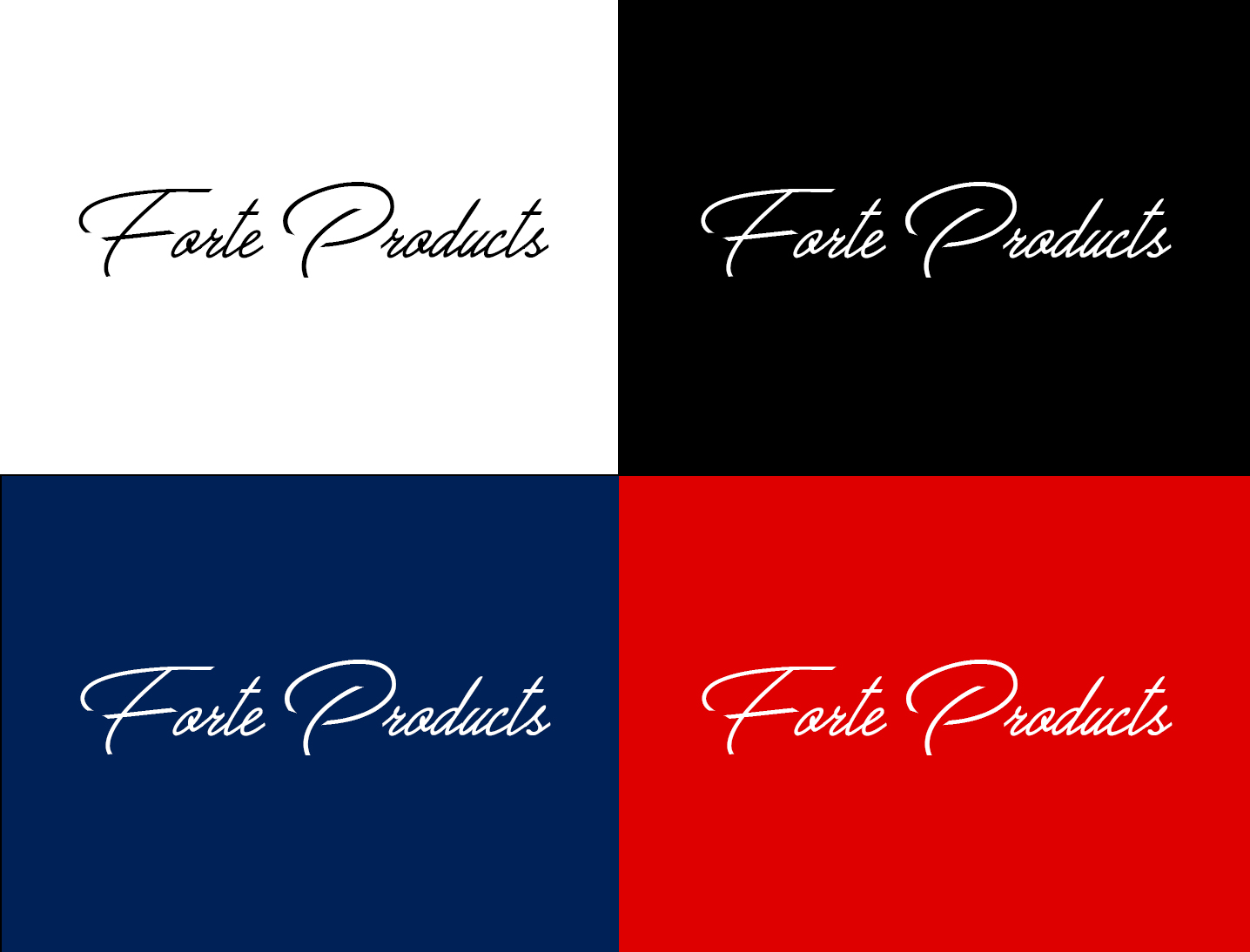 Logo Design by Jahidul I for Forte Products | Design #33781422