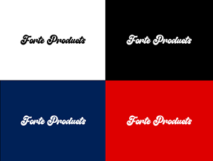 Logo Design by Jahidul I for Forte Products | Design: #33781423