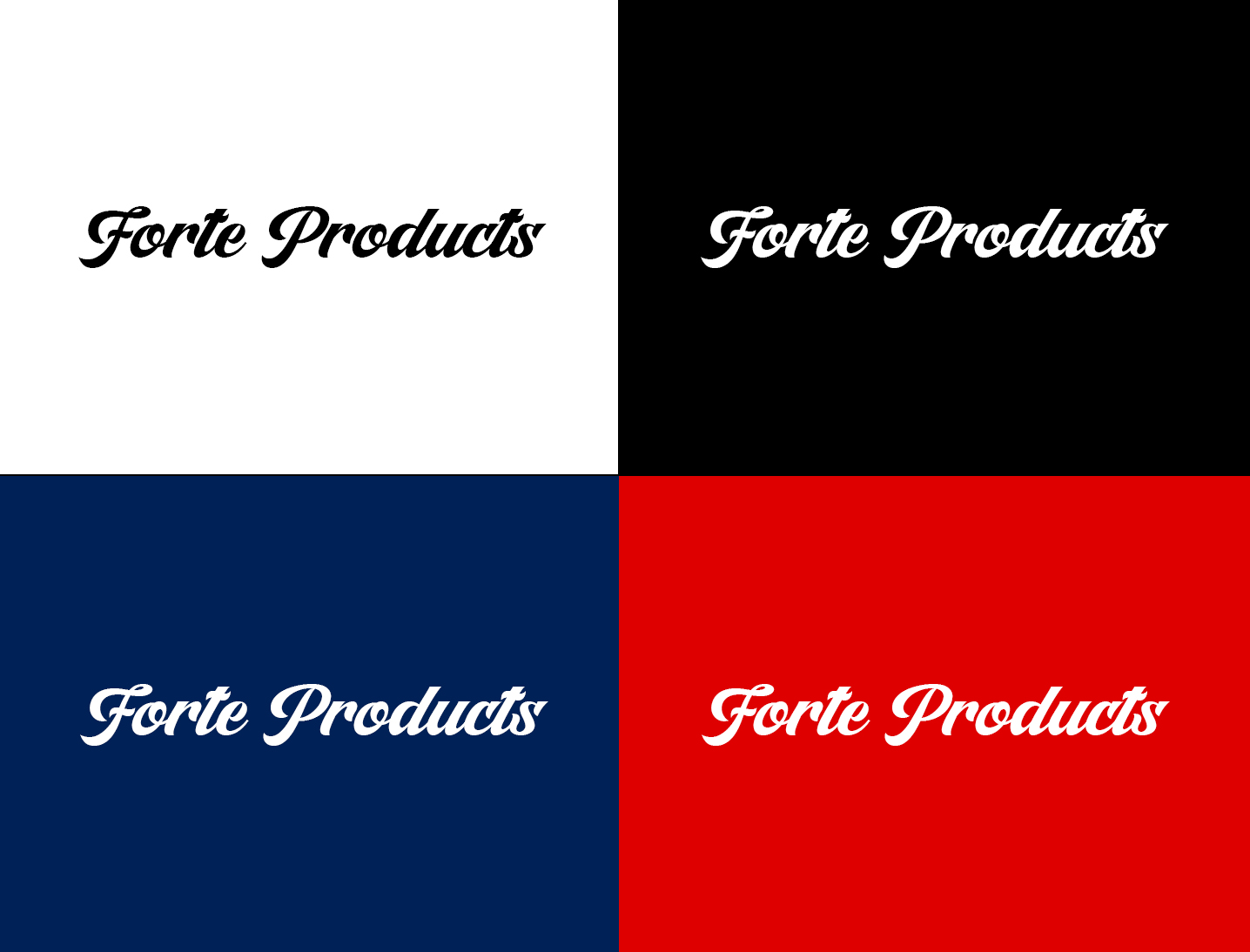 Logo Design by Jahidul I for Forte Products | Design #33781432