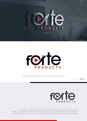 Design de Logo par Mono.co pour Forte Products | Design #33778381
