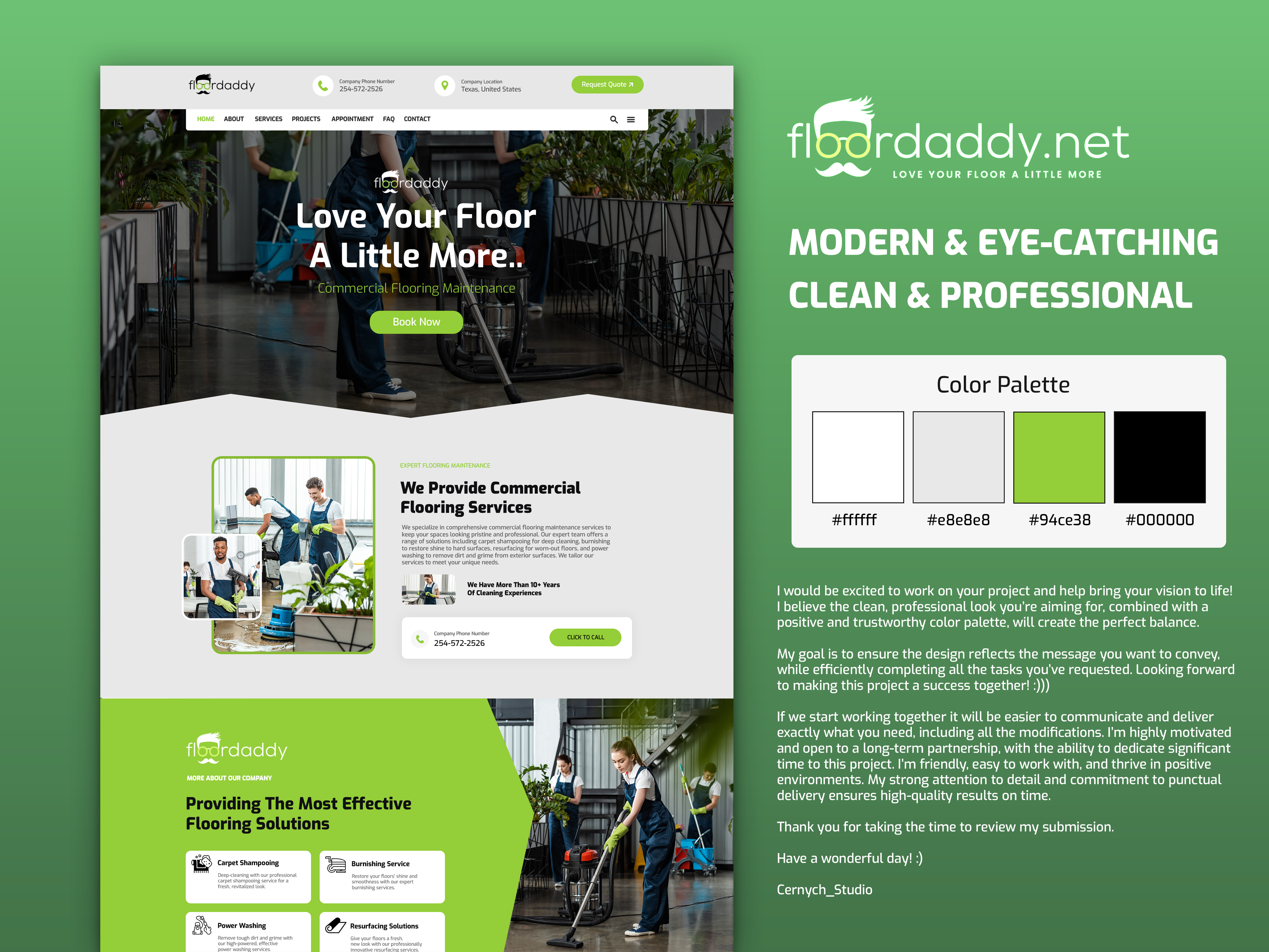 Web Design by Cernych Studio for this project | Design #33856948