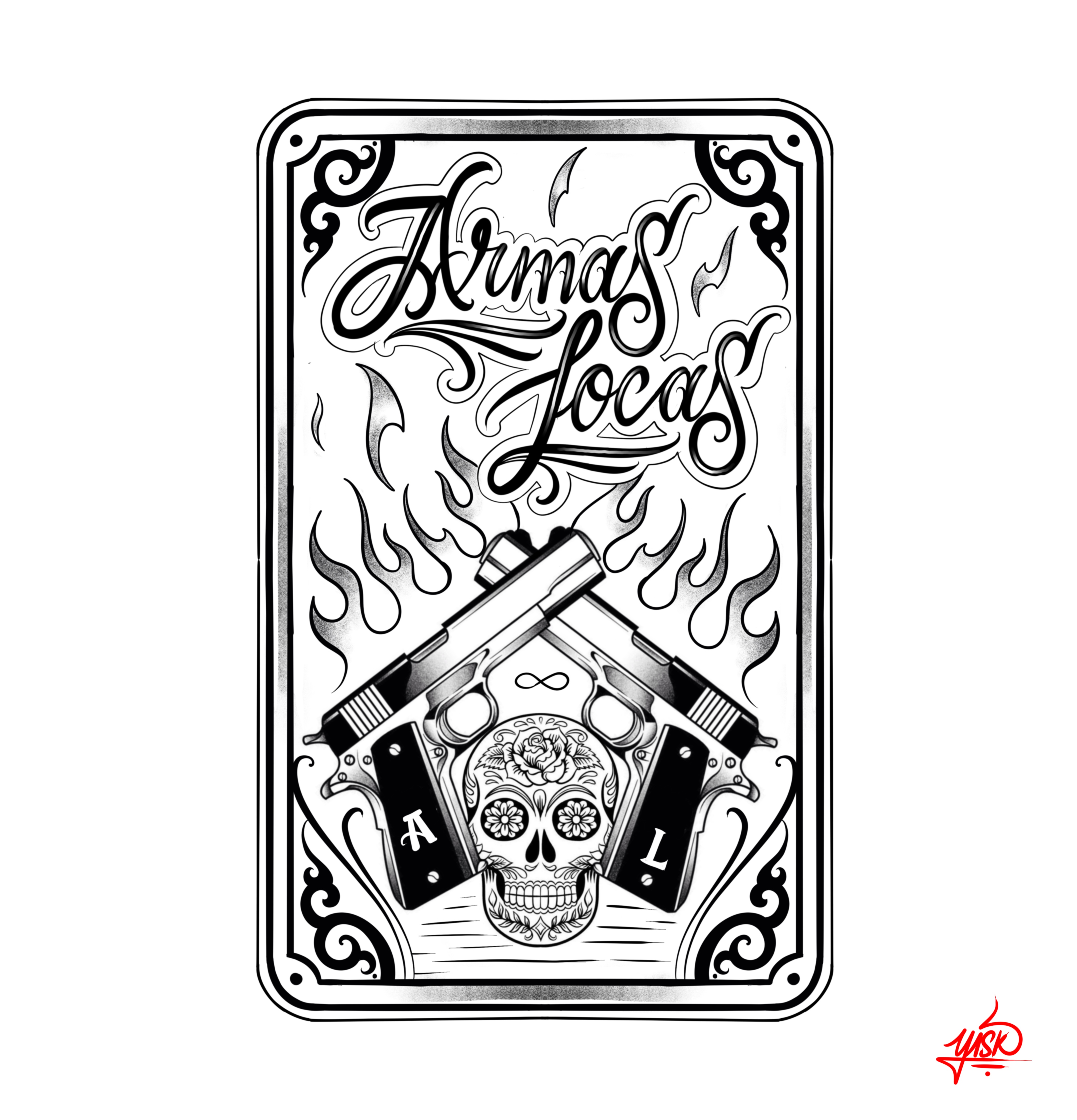 Tattoo Design by El Yisk 2 for this project | Design #33776282