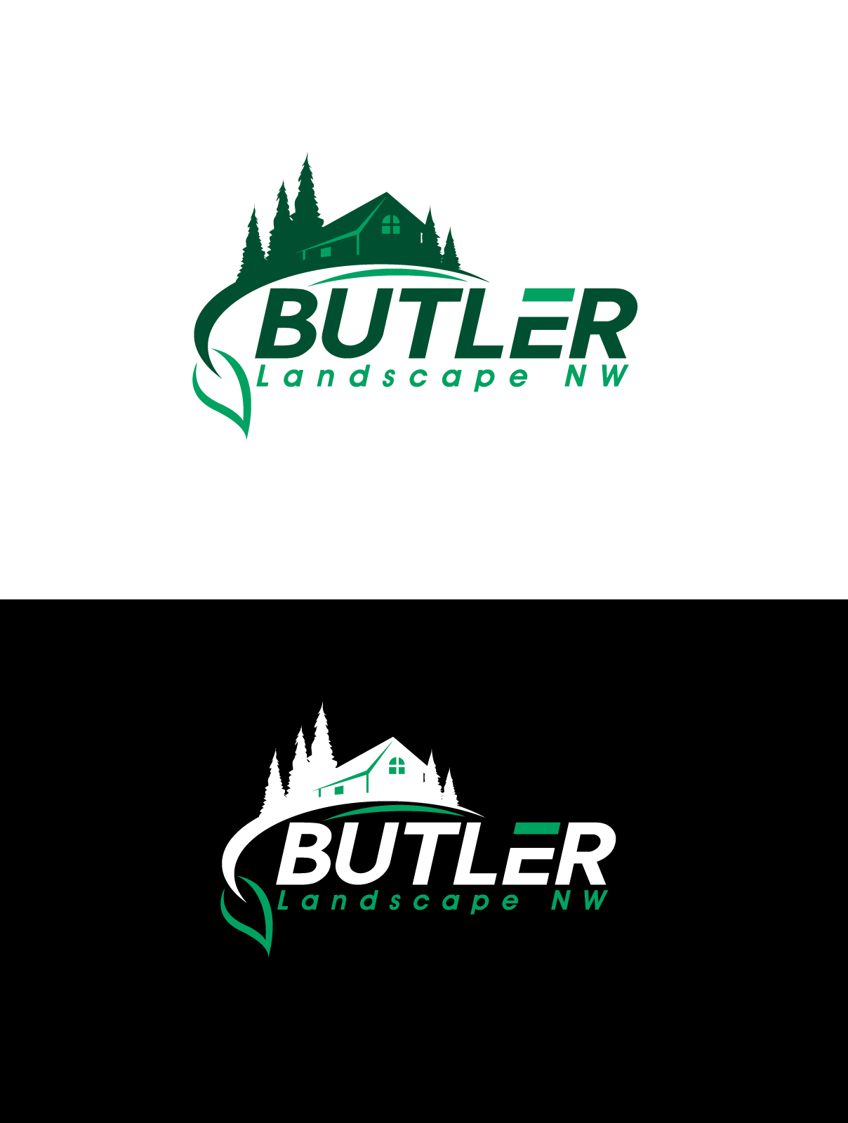 Logo Design by LogoPoko for Butler Landscape NW | Design #33777790