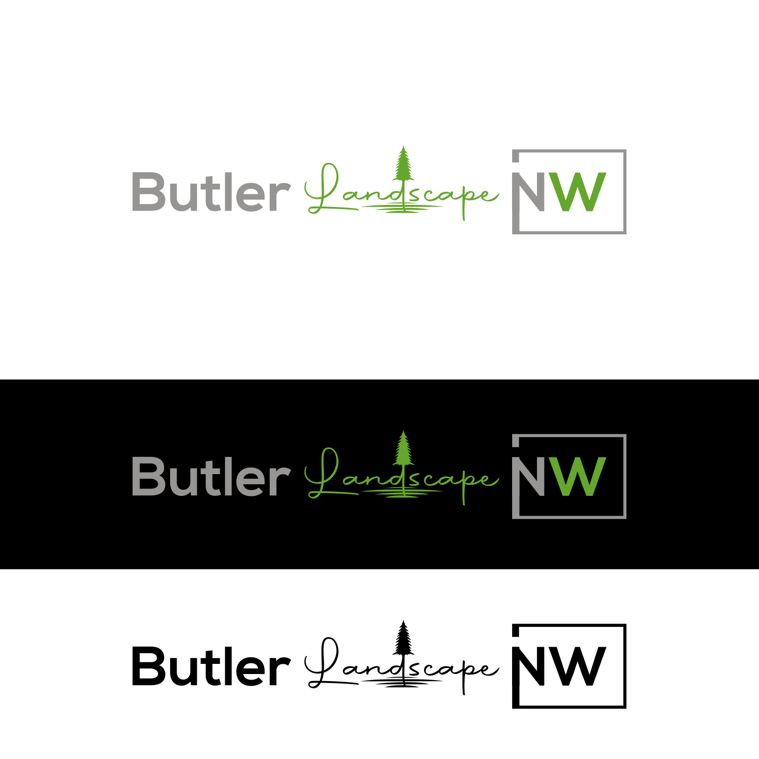 Logo Design by healer1617 for Butler Landscape NW | Design #33775012