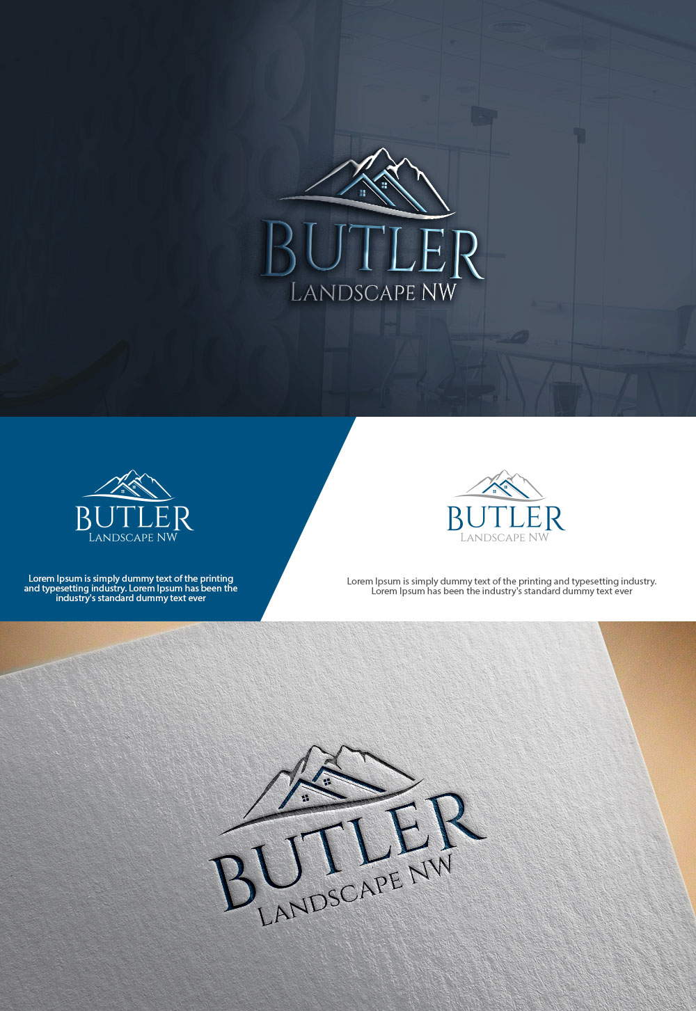 Logo Design by sulemani  creation for Butler Landscape NW | Design #33777854