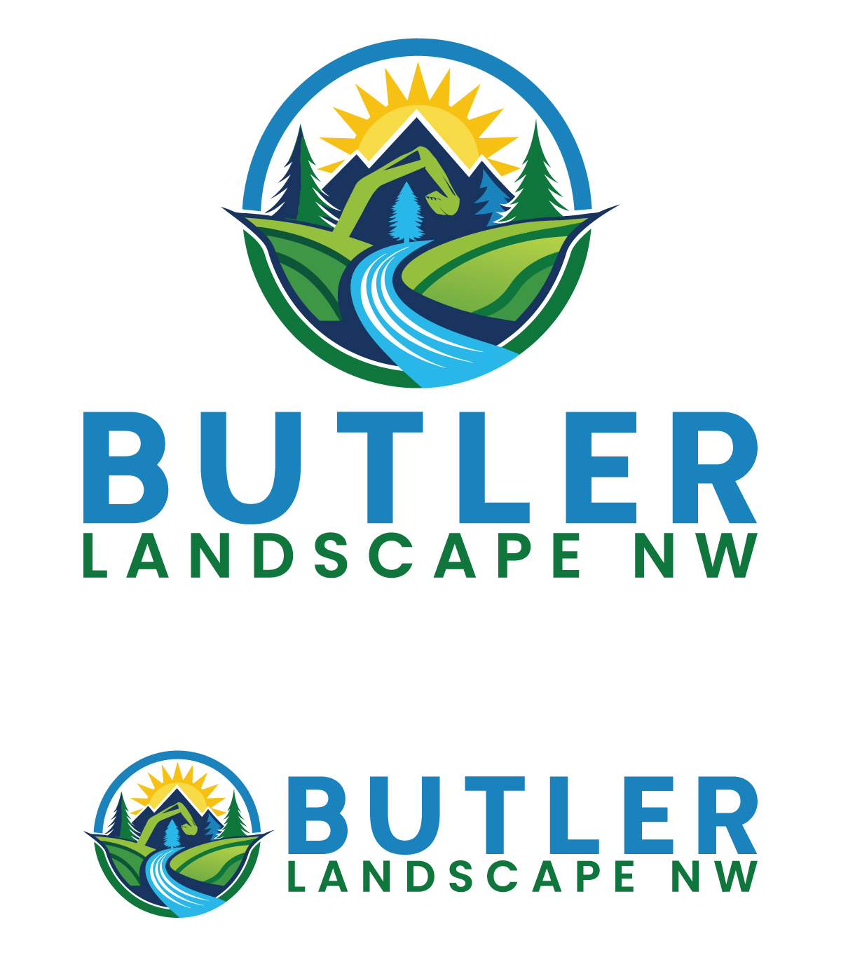 Logo Design by ThreeDesignArt for Butler Landscape NW | Design #33792376