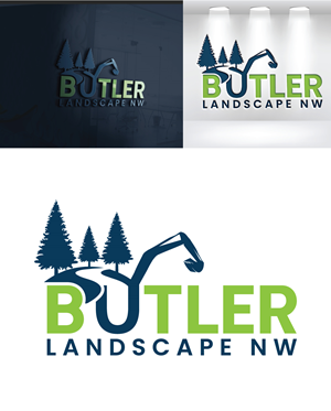 Logo Design by ThreeDesignArt for Butler Landscape NW | Design: #33792520