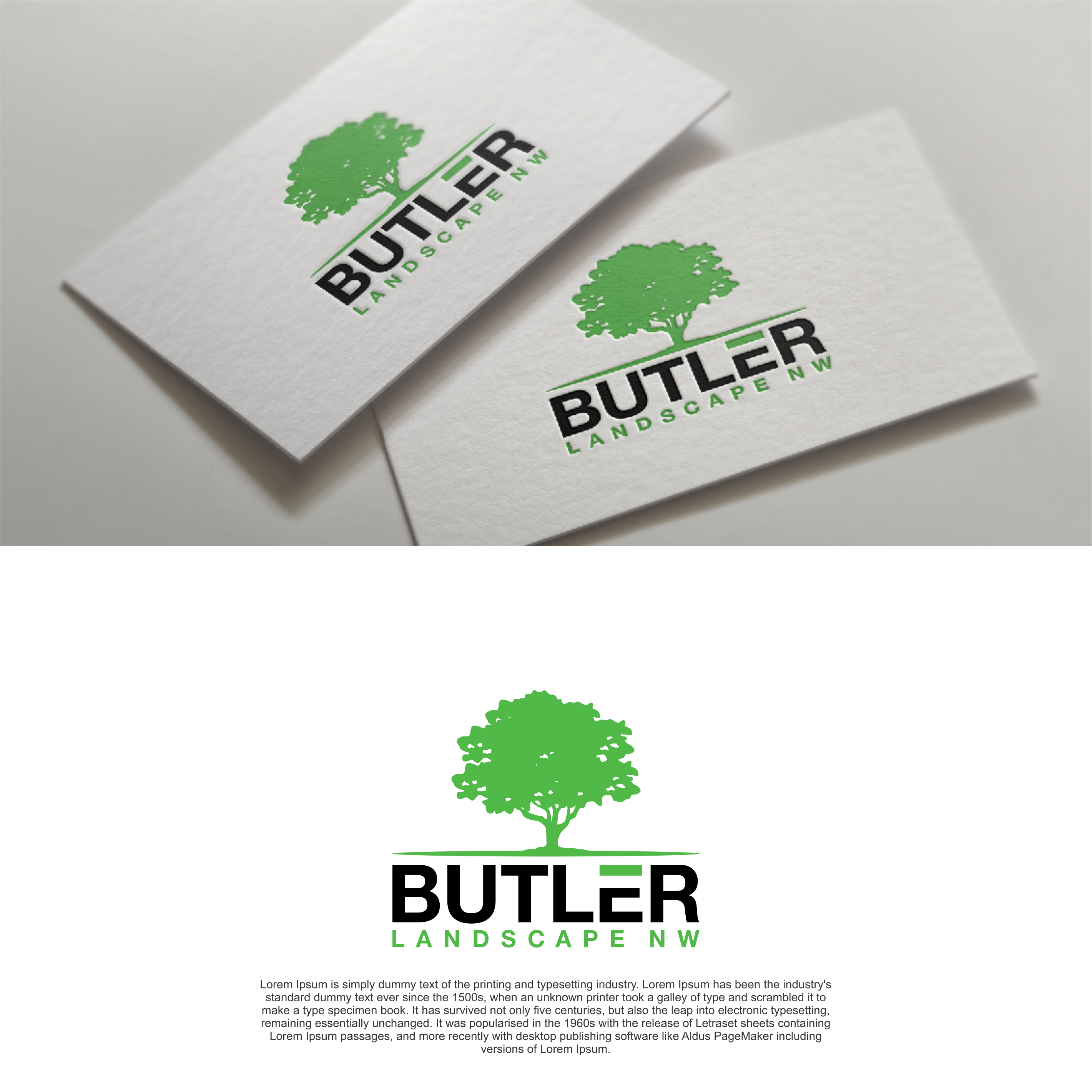 Logo Design by diego costa for Butler Landscape NW | Design #33775398