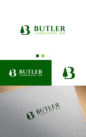Logo Design by Dell_a.Design for Butler Landscape NW | Design: #33775302