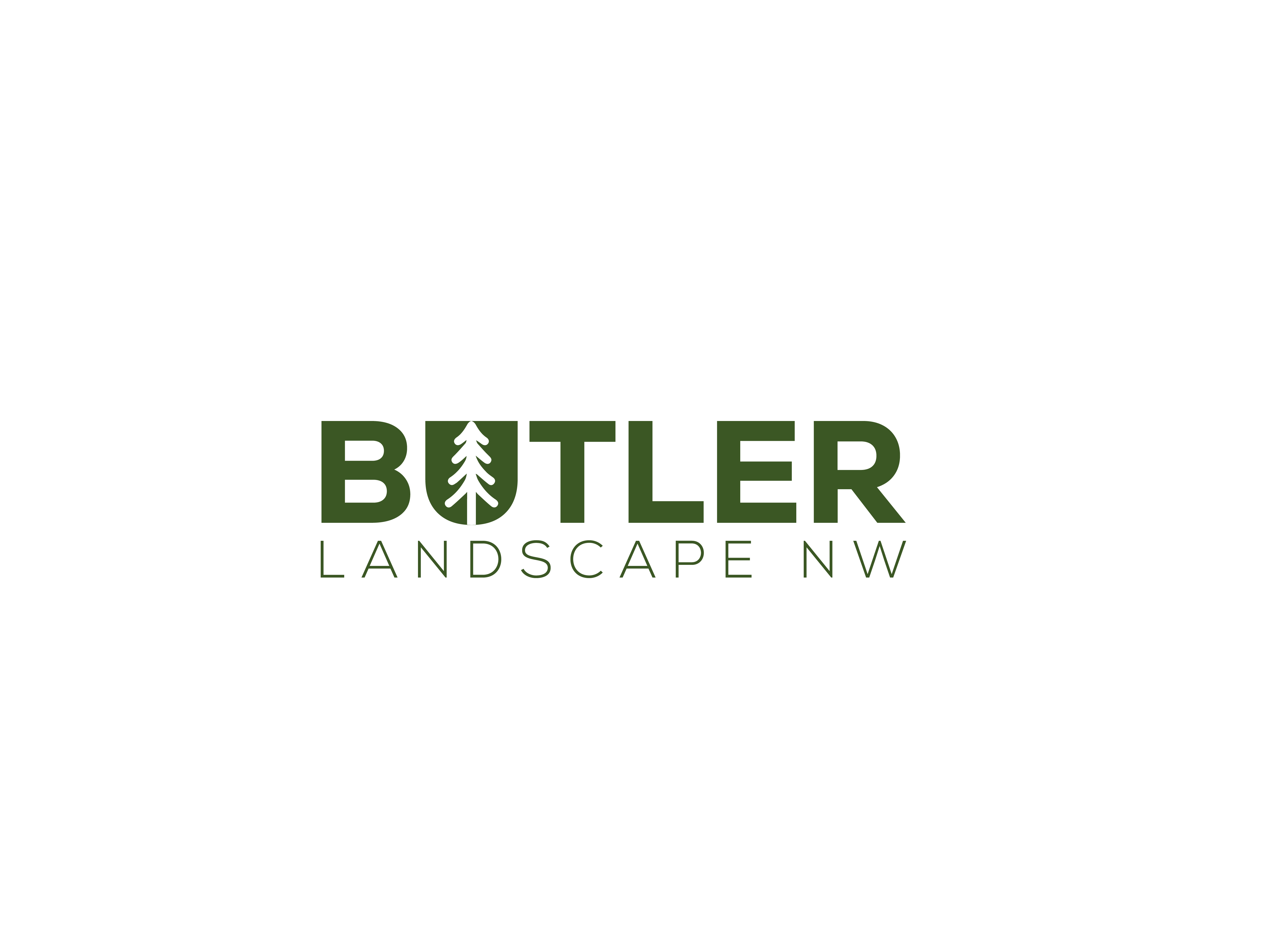 Logo Design by Emjey Design for Butler Landscape NW | Design #33800613