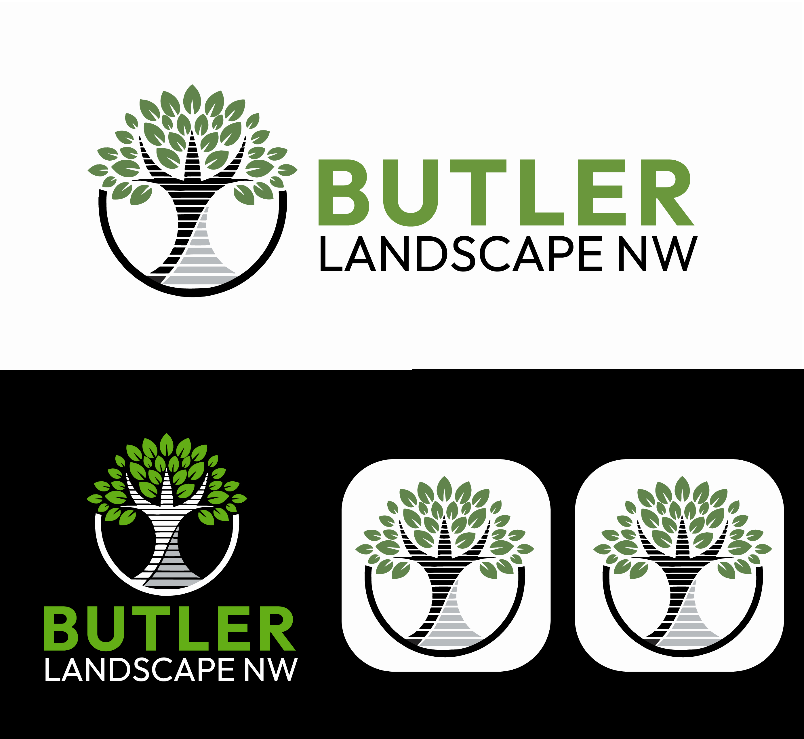 Logo Design by Mst. Rima Banu for Butler Landscape NW | Design #33782708