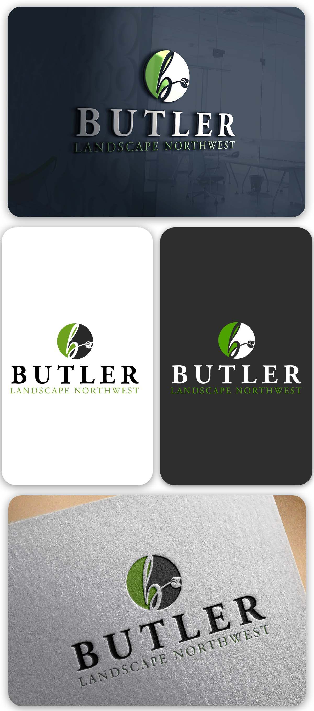 Logo Design by SANJU1 for Butler Landscape NW | Design #33783848