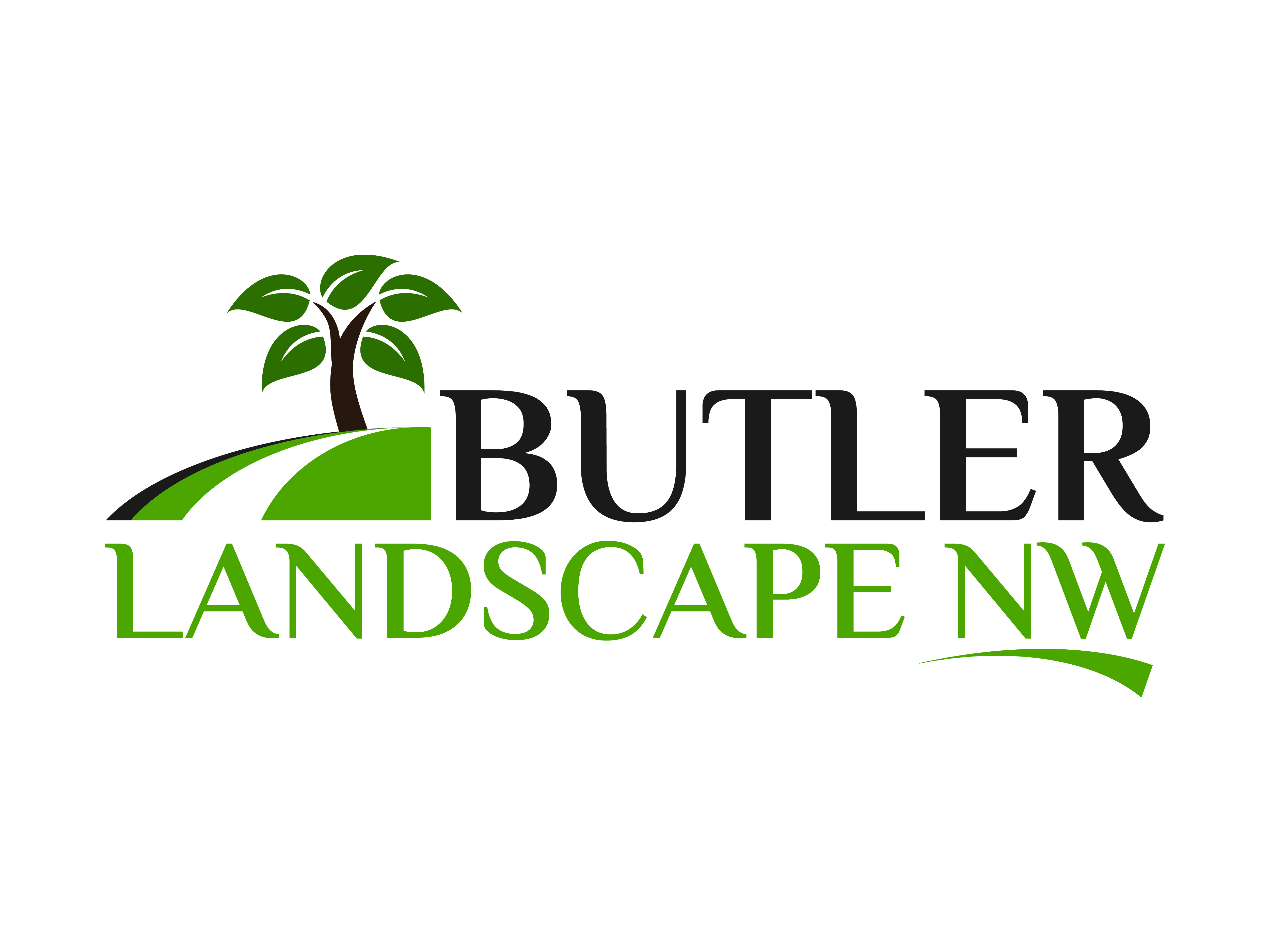 Logo Design by E-LogoDesign for Butler Landscape NW | Design #33795715
