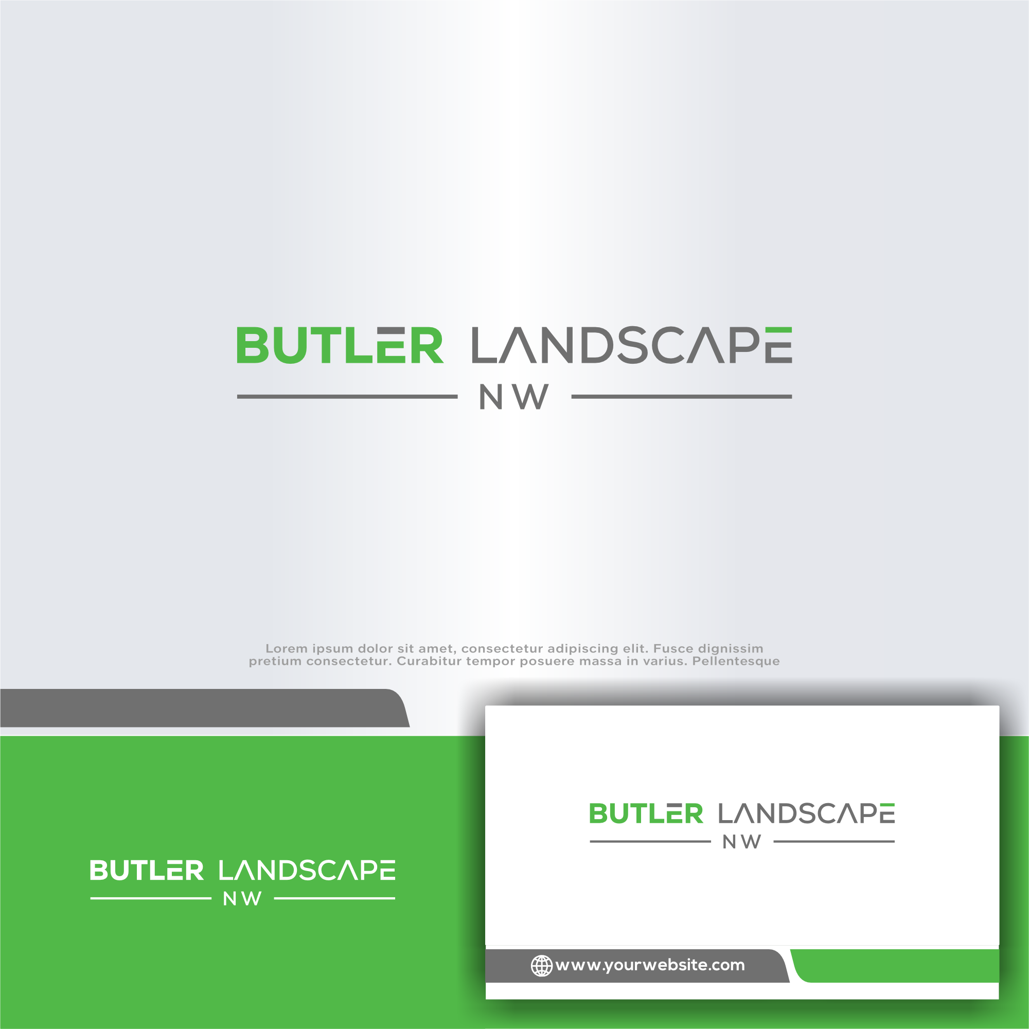 Logo-Design von win it für Butler Landscape NW | Design #33782778