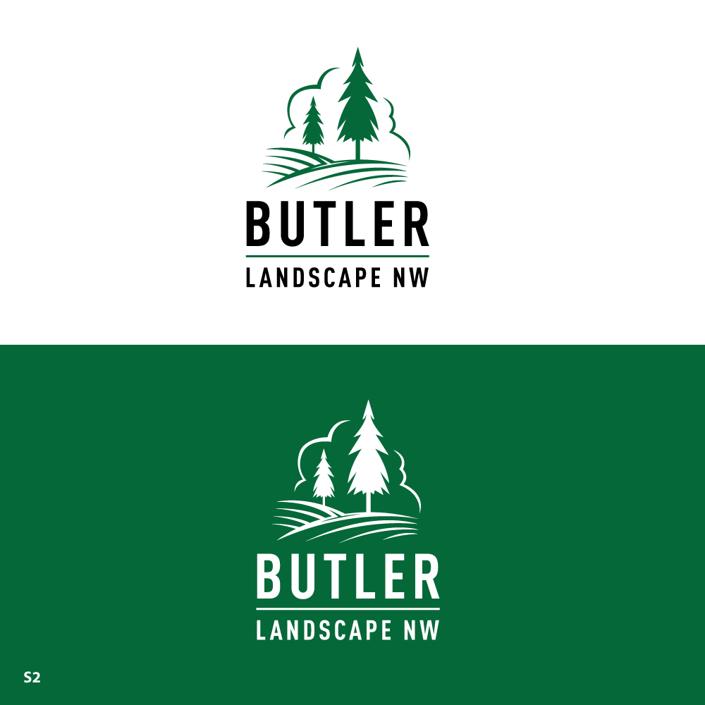Logo Design by Sujit Banerjee for Butler Landscape NW | Design #33777244