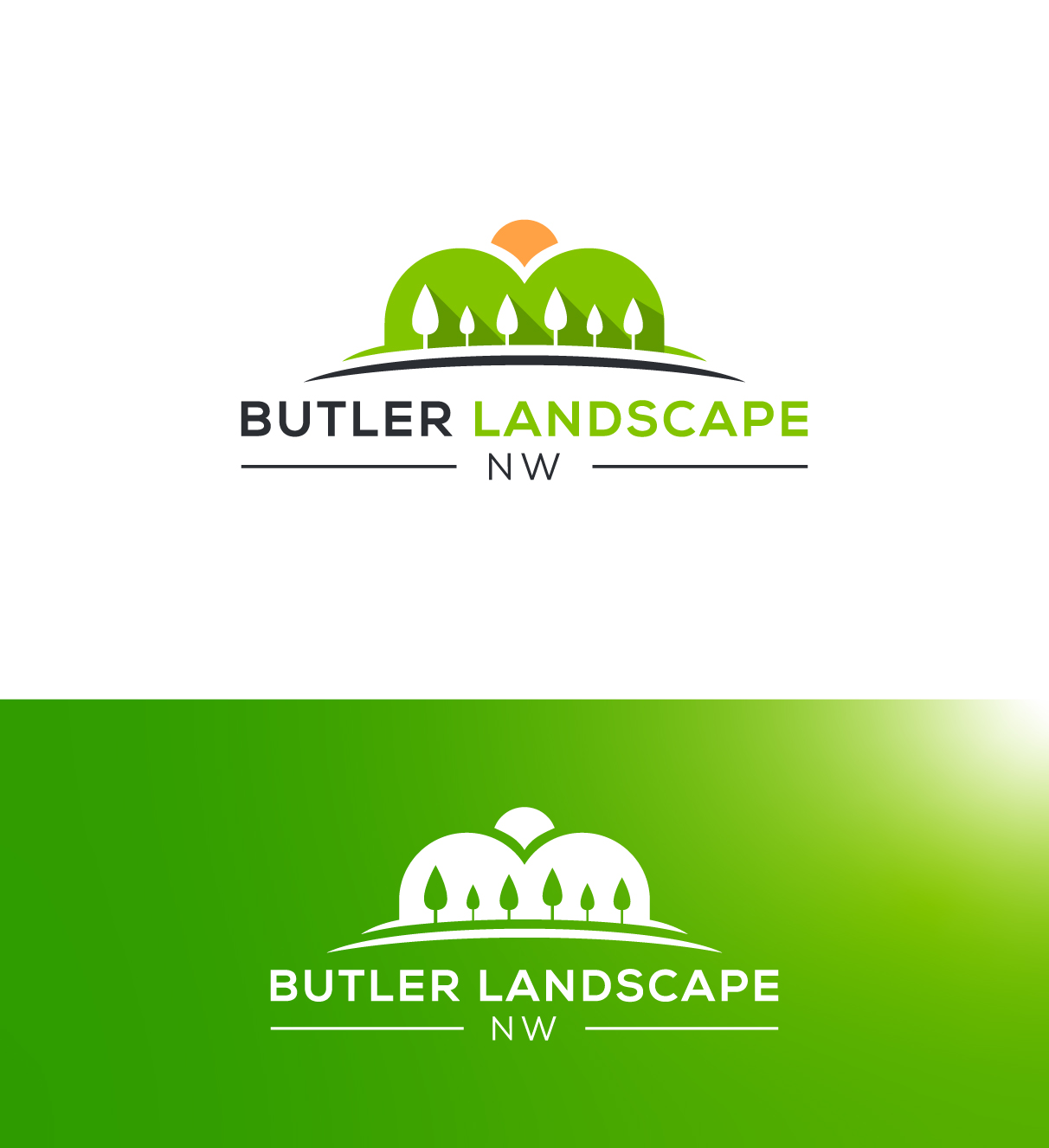 Logo Design by The Lion Studios for Butler Landscape NW | Design #33778780