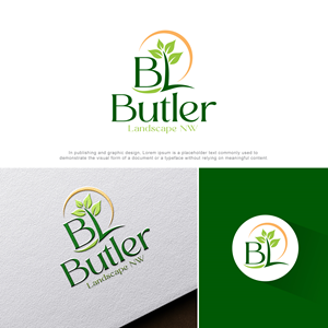 Logo Design by Logo bud design for Butler Landscape NW | Design #33776072