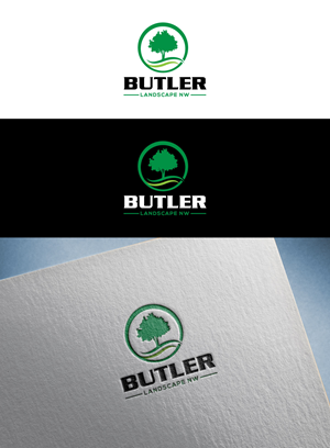 Logo Design by flora.c design for Butler Landscape NW | Design: #33785204