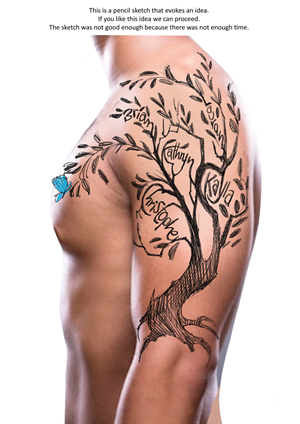 Diseño de Tatuaje por KwinArts para este proyecto | Diseño #33793409