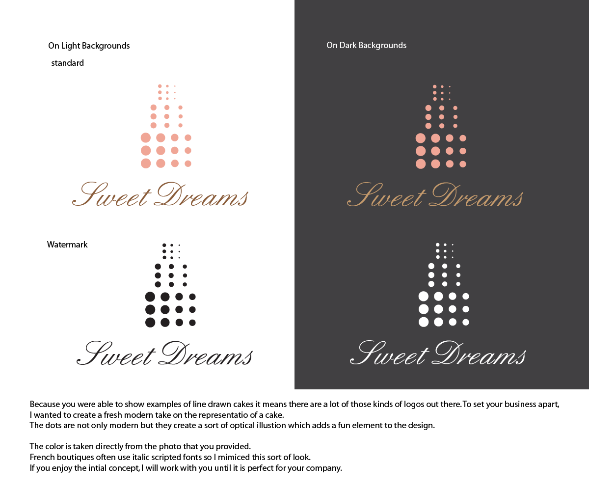 Logo Design by ark for Sweet Dreams NY | Design #3101615