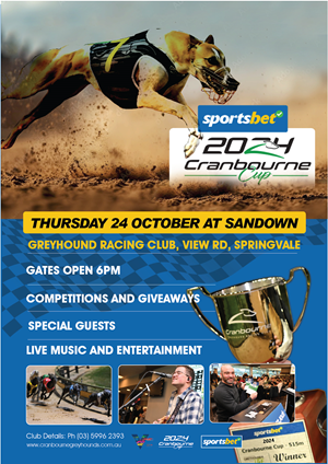 Diseño de Flyer por shawn 18 para Cranbourne Greyhound Racing Club | Diseño: #33837263
