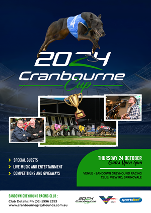 Diseño de Flyer por Solution 3 Graphics para Cranbourne Greyhound Racing Club | Diseño: #33797111