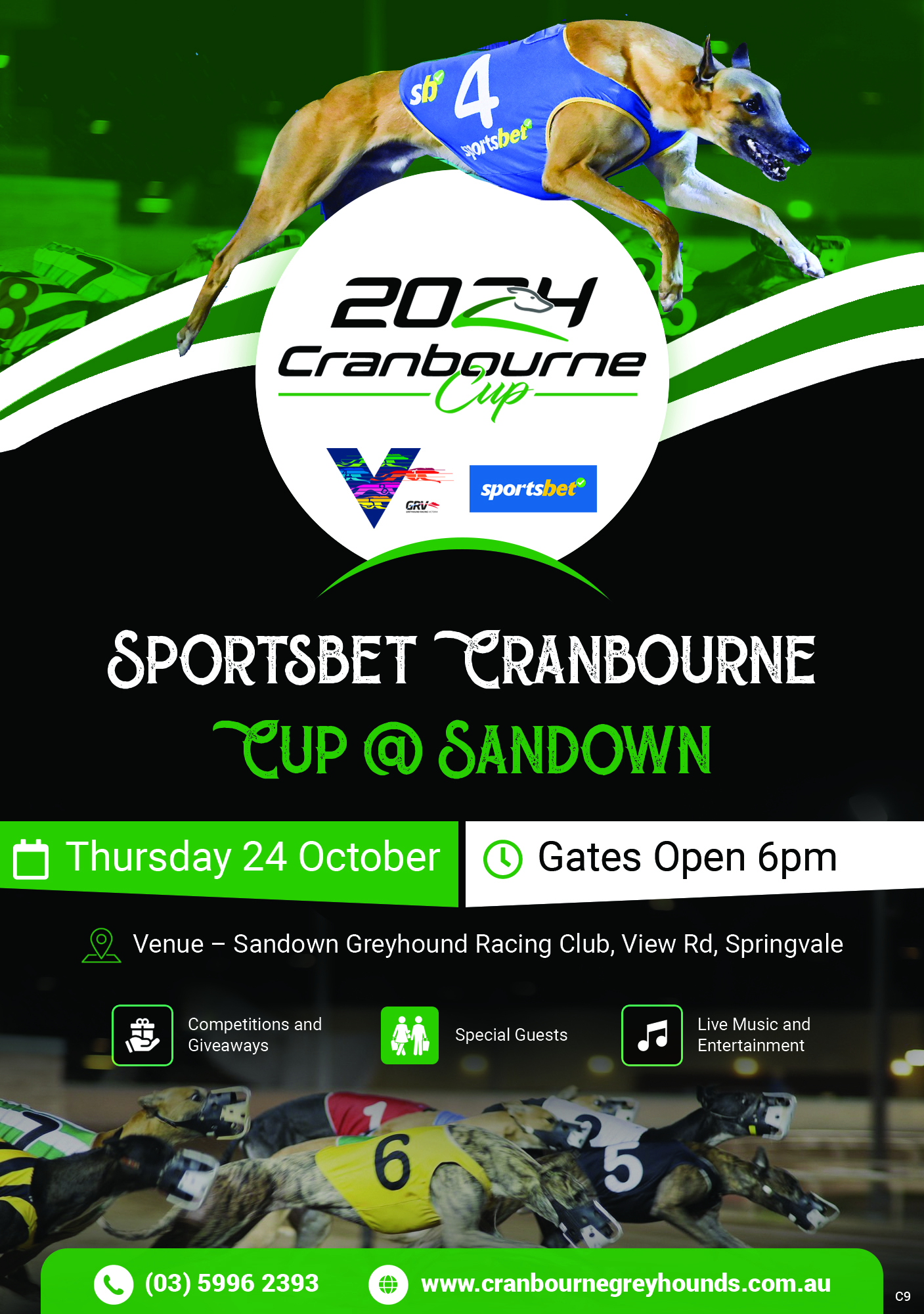 Flyer Design by pb for Cranbourne Greyhound Racing Club | Design #33793338