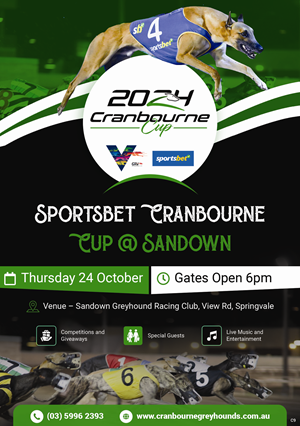 Flyer Design by pb for Cranbourne Greyhound Racing Club | Design: #33793338