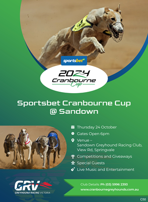 Flyer Design by pb for Cranbourne Greyhound Racing Club | Design: #33793341