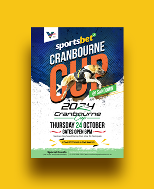 Diseño de Flyer por RGraphic para Cranbourne Greyhound Racing Club | Diseño: #33808604