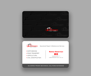 Business Card Design by Andrés Sebastián for this project | Design: #33793967