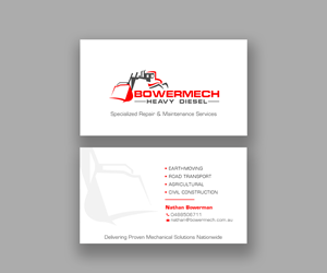 Business Card Design by Andrés Sebastián for this project | Design: #33794170